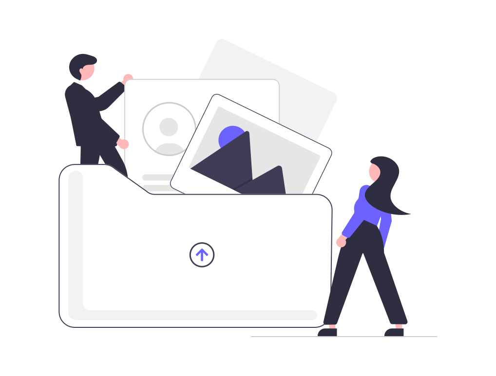 Upload workflow illustration